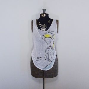Sheer Alice in Wonderland Disney Tank Size XS Good